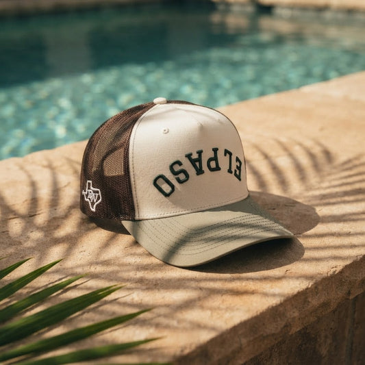 Cream/Green/Brown Trucker – Upside Down EP Hat